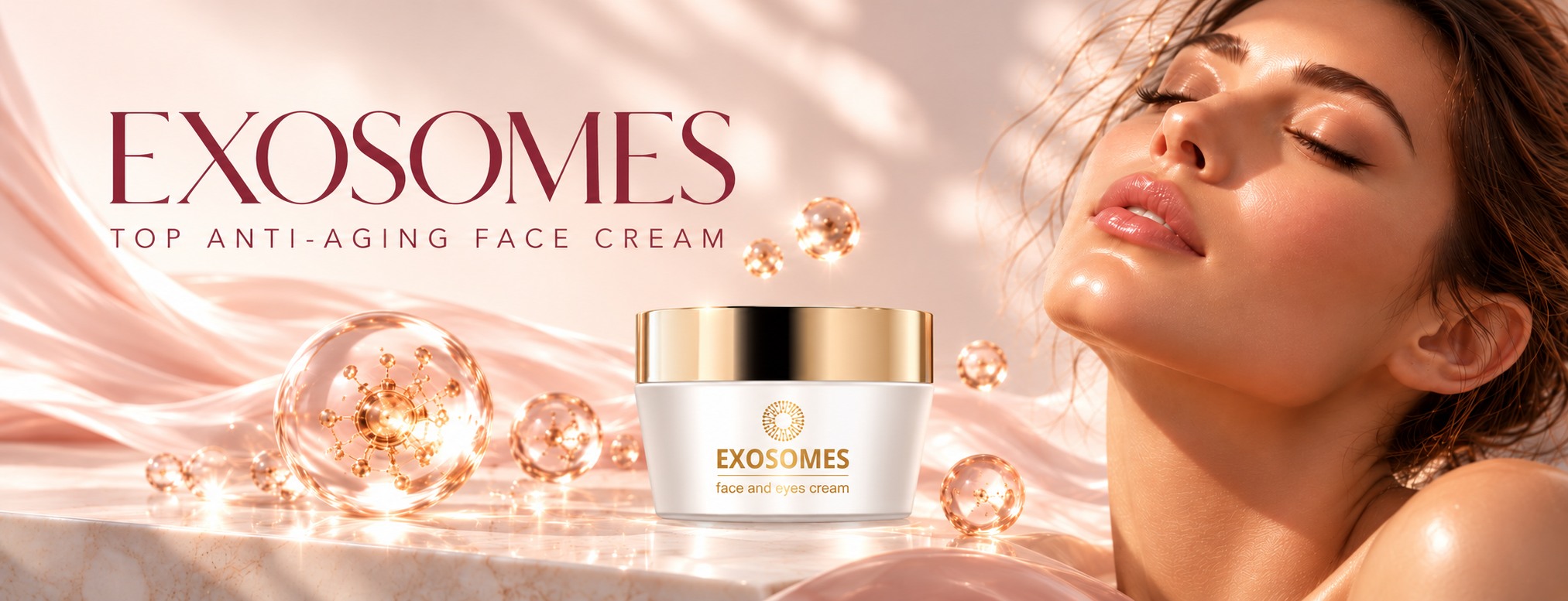 Exosomes – κρέμα προσώπου και ματιών Lipo Somae, Top Anti-Aging Face Cream